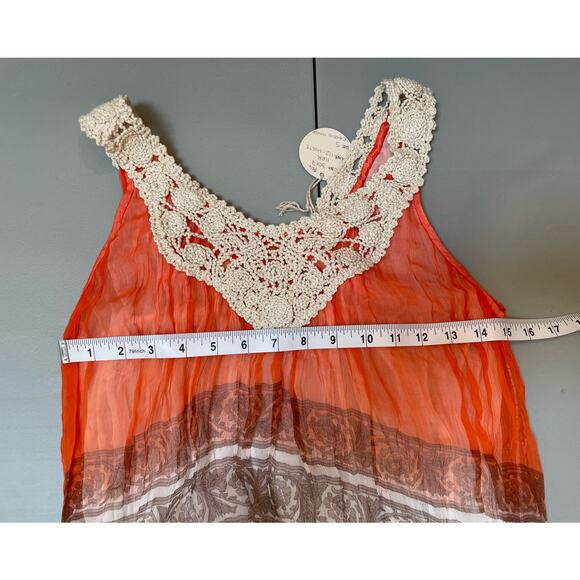 BOEMO Midi Dress Sz Small Multicolor Sleeveless Boho Chic Summer Sundress NWT - Picture 4 of 7